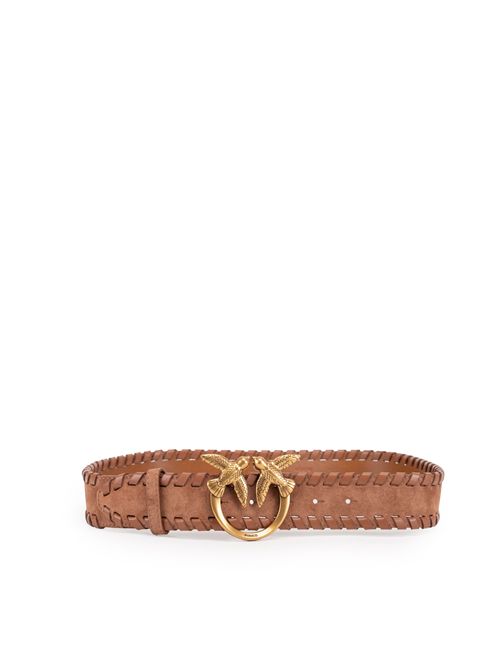 Cintura in pelle scamosciata Love Birds 4cm PINKO | 105461 A2QGL17Q